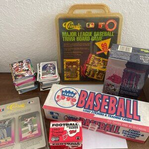 Sports Cards Fun Bundle Sealed sets cards- Baseball Football Basketball Vintage